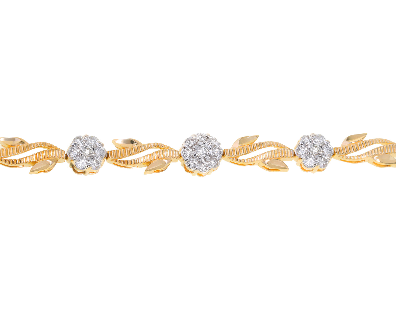 Безупречное золотое колье с бриллиантами 1.30ct 121121/9