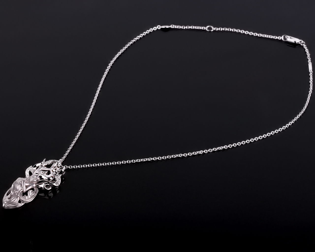 Золотая подвеска с бриллиантами 0.44ct Magerit