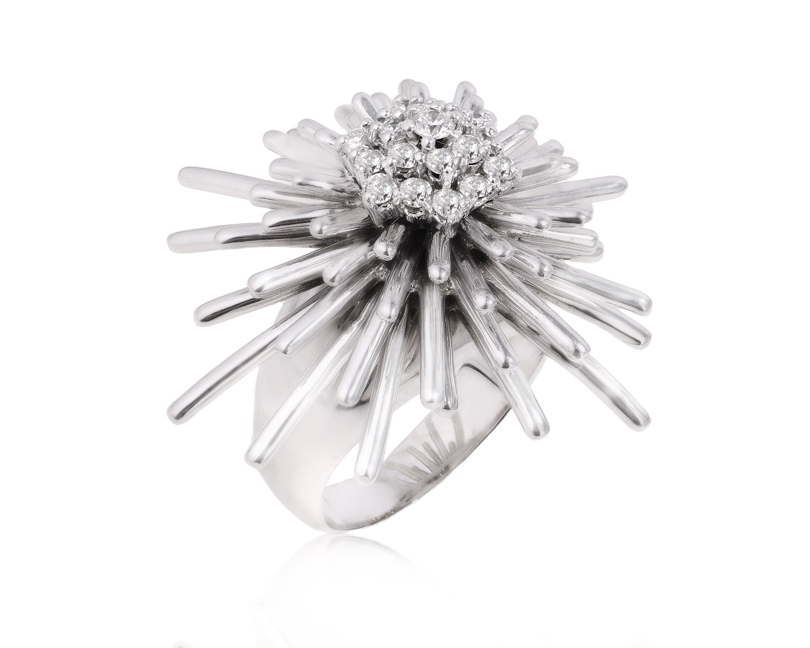 Золотое кольцо с бриллиантами 0.60ct 220225/9