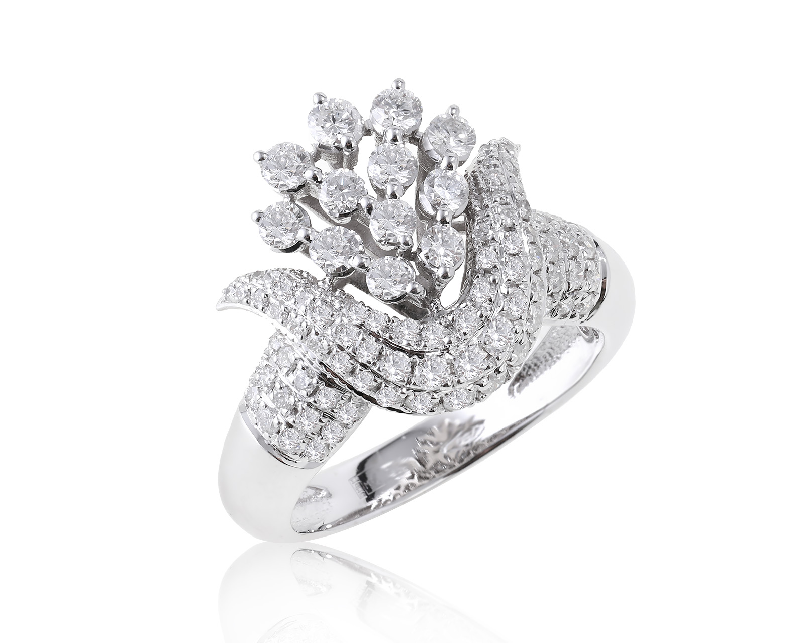 Золотое кольцо с бриллиантами 1.15ct 060623/5 Золотое кольцо с бриллиантами 1.15ct 060623/5