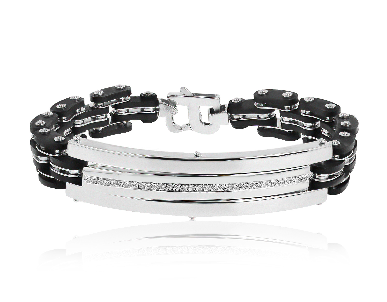 Оригинальный золотой браслет с бриллиантами 0.50ct Roberto Bravo 280421/16