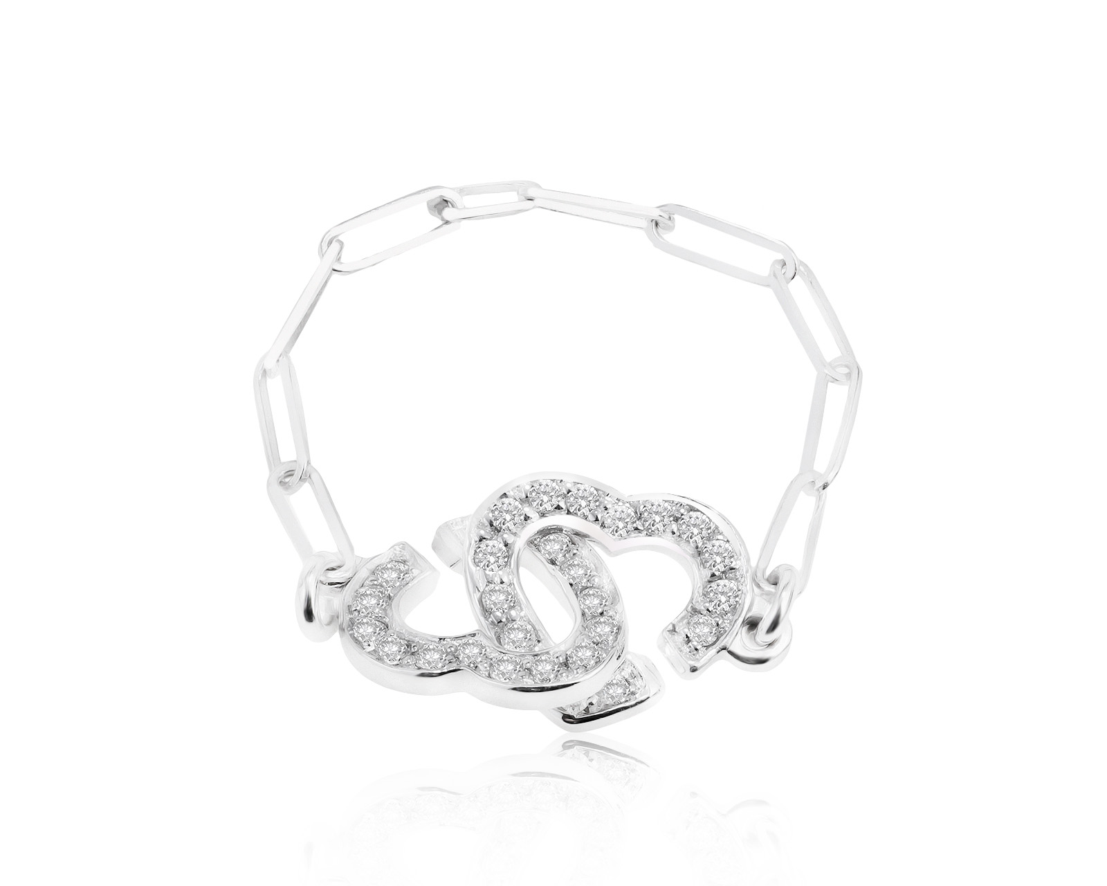 Оригинальное золотое кольцо Dinh Van Lined hearts 021121/2