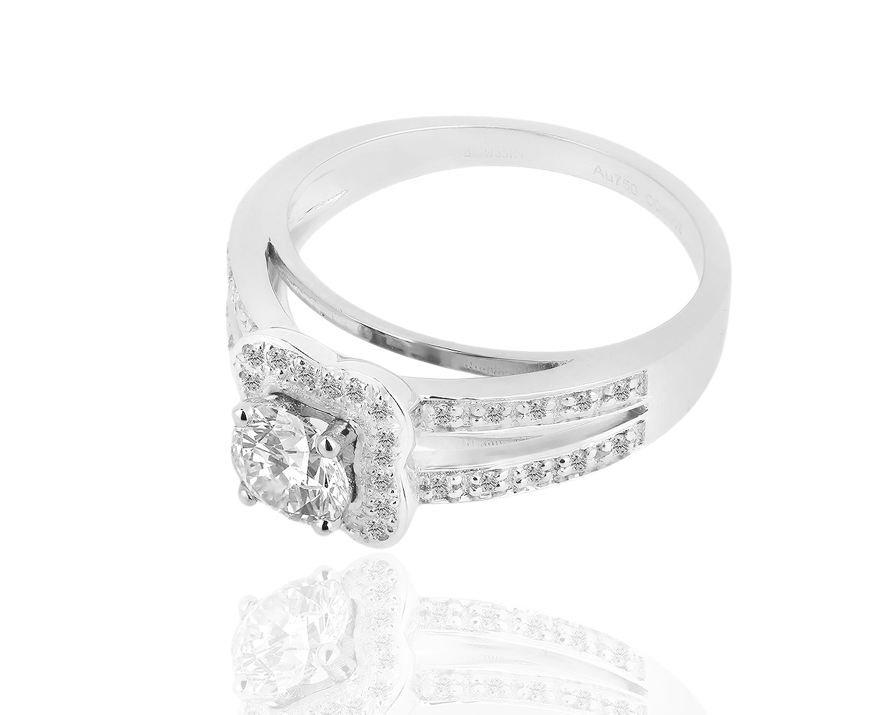 Золотое кольцо с бриллиантами 0.67ct Mauboussin Chance of Love