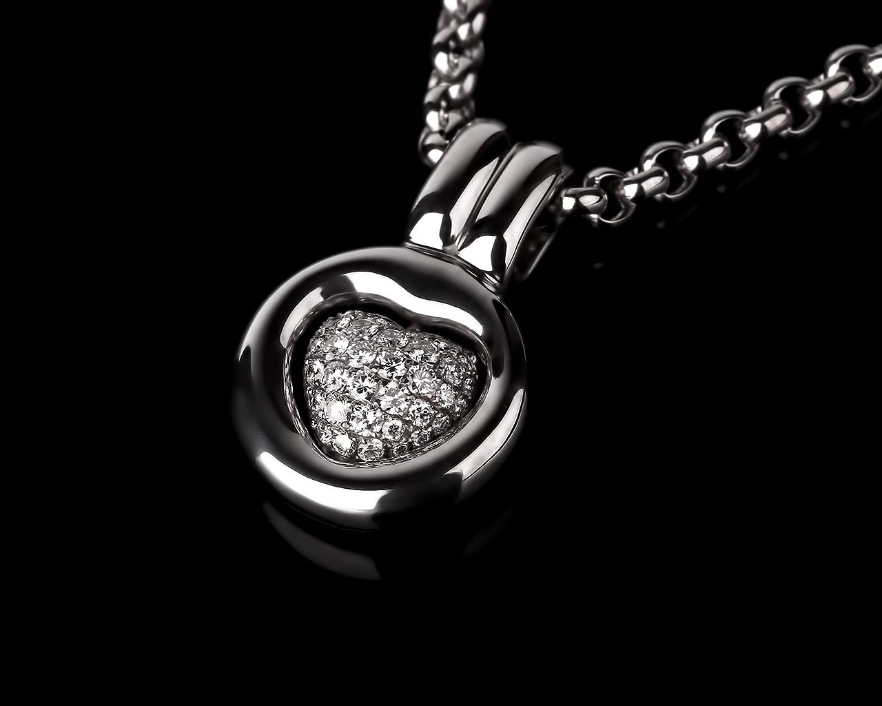 Первоклассная золотая подвеска Chopard Heart 080617/12