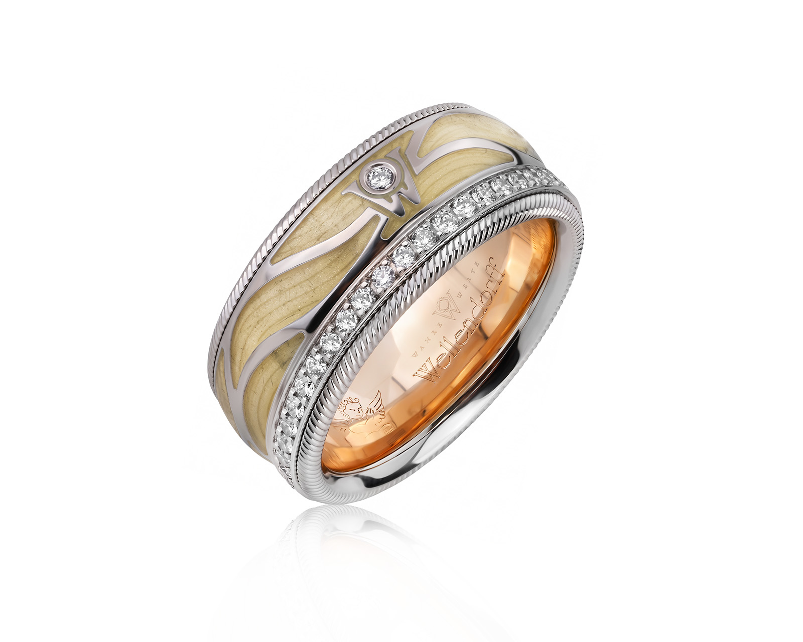 Оригинальное золотое кольцо с бриллиантами 0.46ct Wellendorff Keep Me Save 040926/3