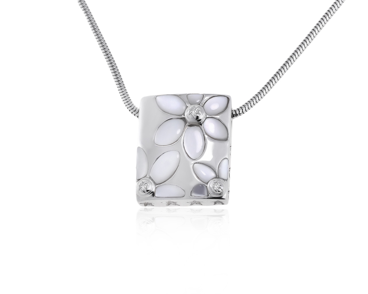 Роскошный золотой кулон с бриллиантами 0.015ct 041220/8