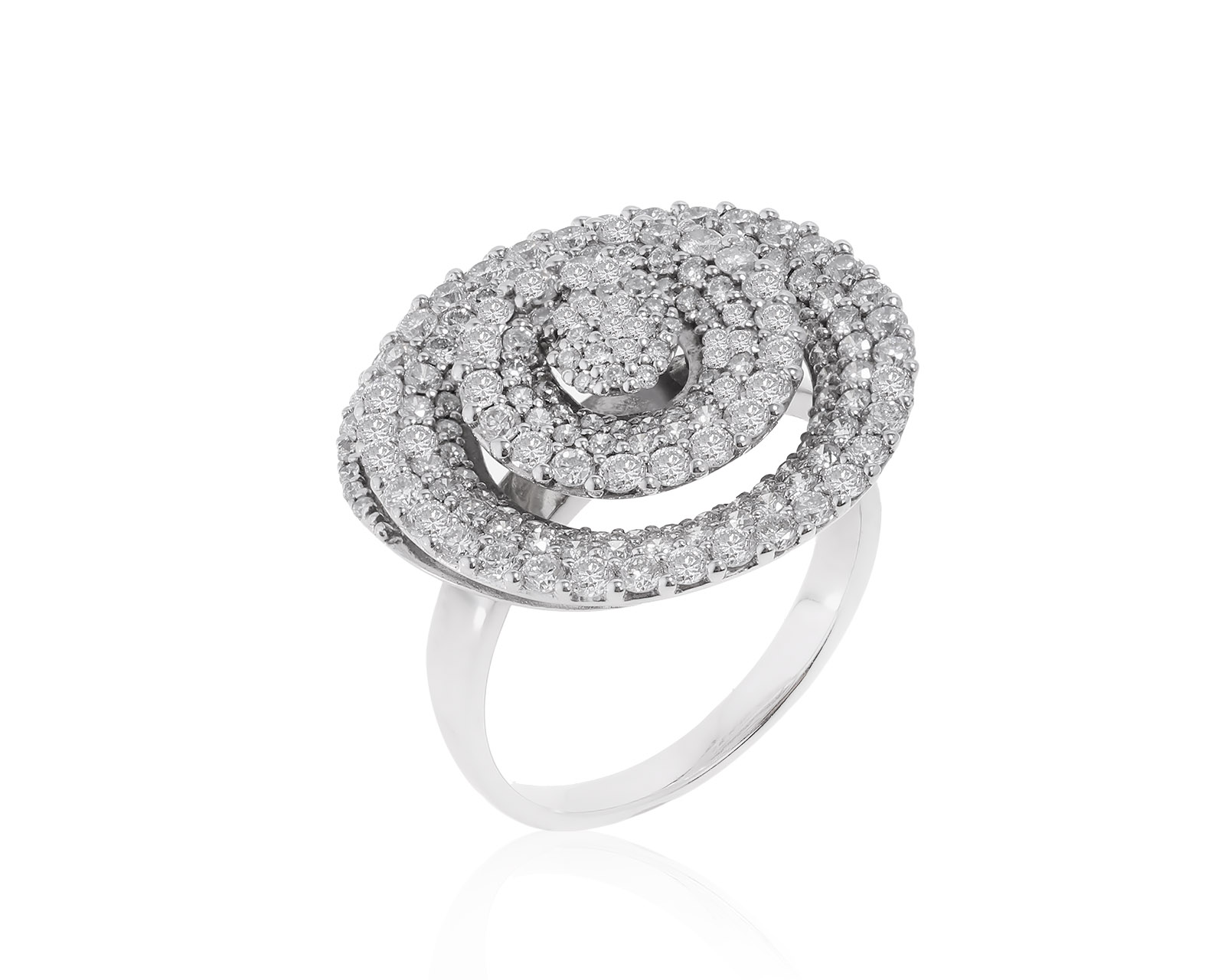 Завораживающее золотое кольцо с бриллиантами 1.31ct 250722/8