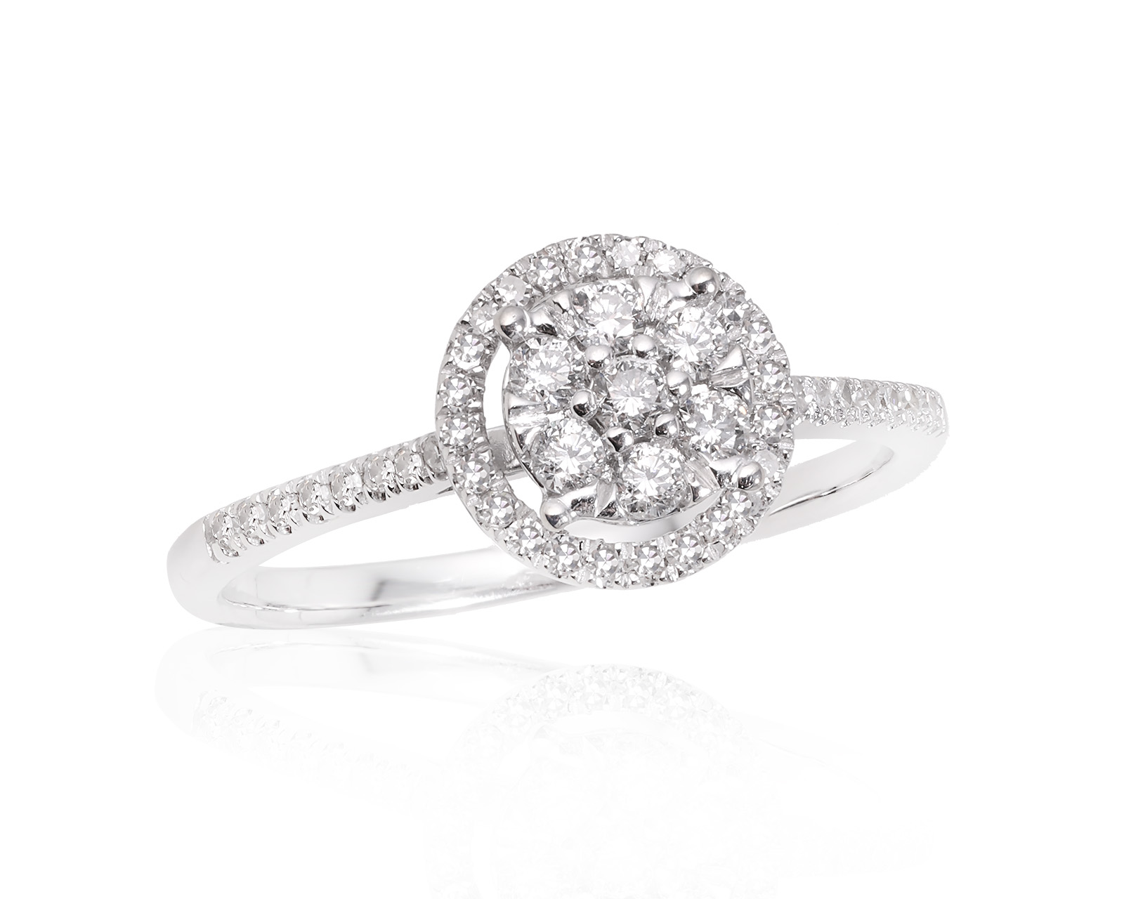 Золотое кольцо с бриллиантами 0.30ct 190924/3