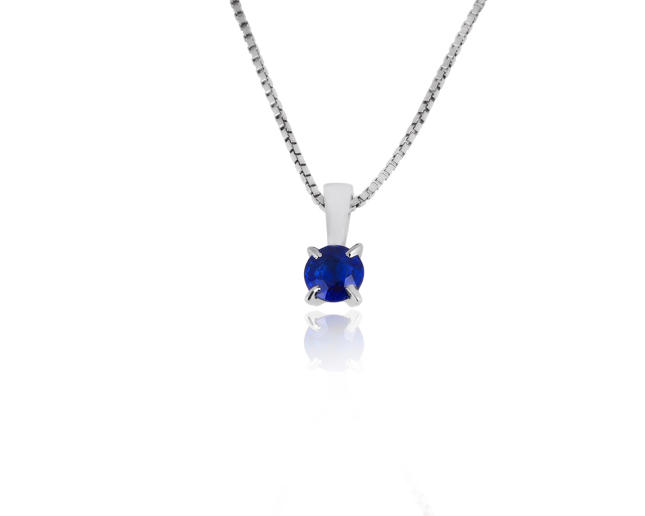 Оригинальный золотой кулон с сапфиром 0.40ct Korloff 310120/7 Оригинальный золотой кулон с сапфиром 0.40ct Korloff 310120/7