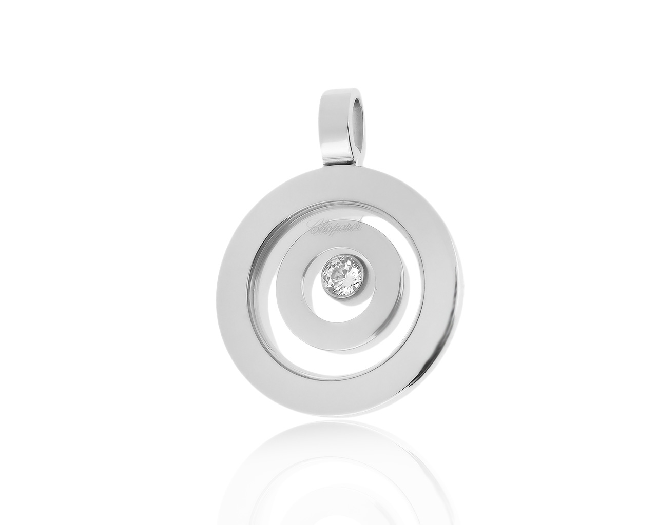 Оригинальный золотой кулон с бриллиантом 0.10ct Chopard 241219/3