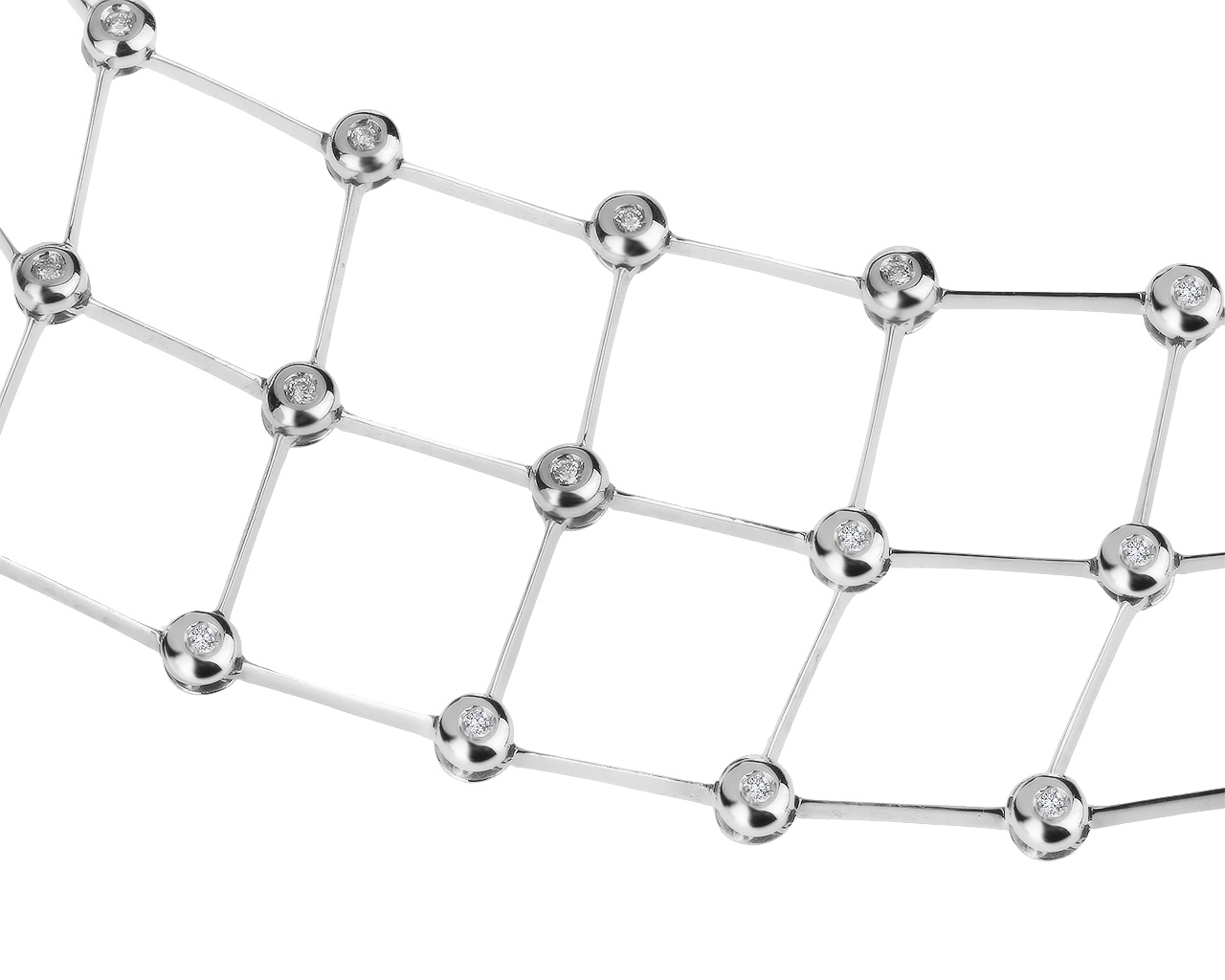 Оригинальное золотое колье с бриллиантами 0.33ct Chimento 161019/3