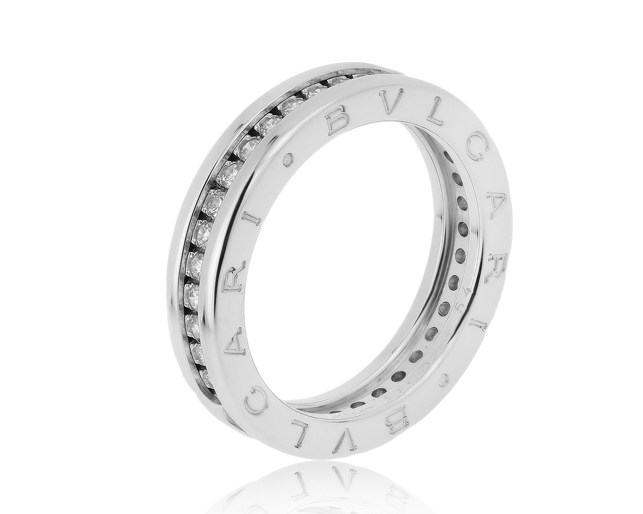 Оригинальное золотое кольцо с бриллиантами 0.50ct Bvlgari B.Zero 1 140720/8