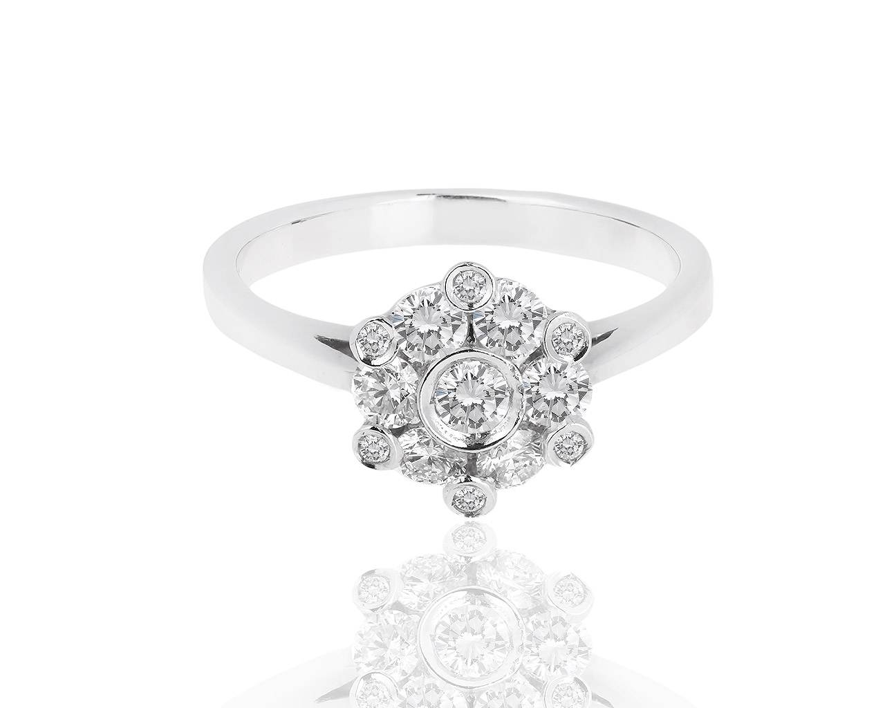 Золотое кольцо с бриллиантами 0.60ct Carl Bucherer 111018/2