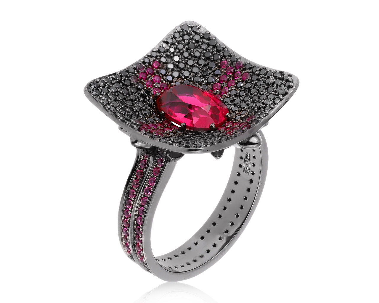 Оригинальное золотое кольцо с рубинами 3.33ct Olga Shatrova 260720/2 Оригинальное золотое кольцо с рубинами 3.33ct Olga Shatrova 260720/2