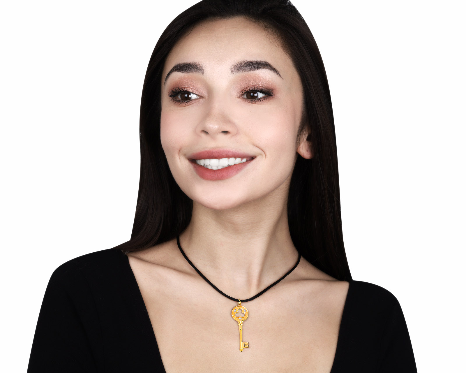 Оригинальный золотой кулон с бриллиантами 0.03ct Tiffany&Co