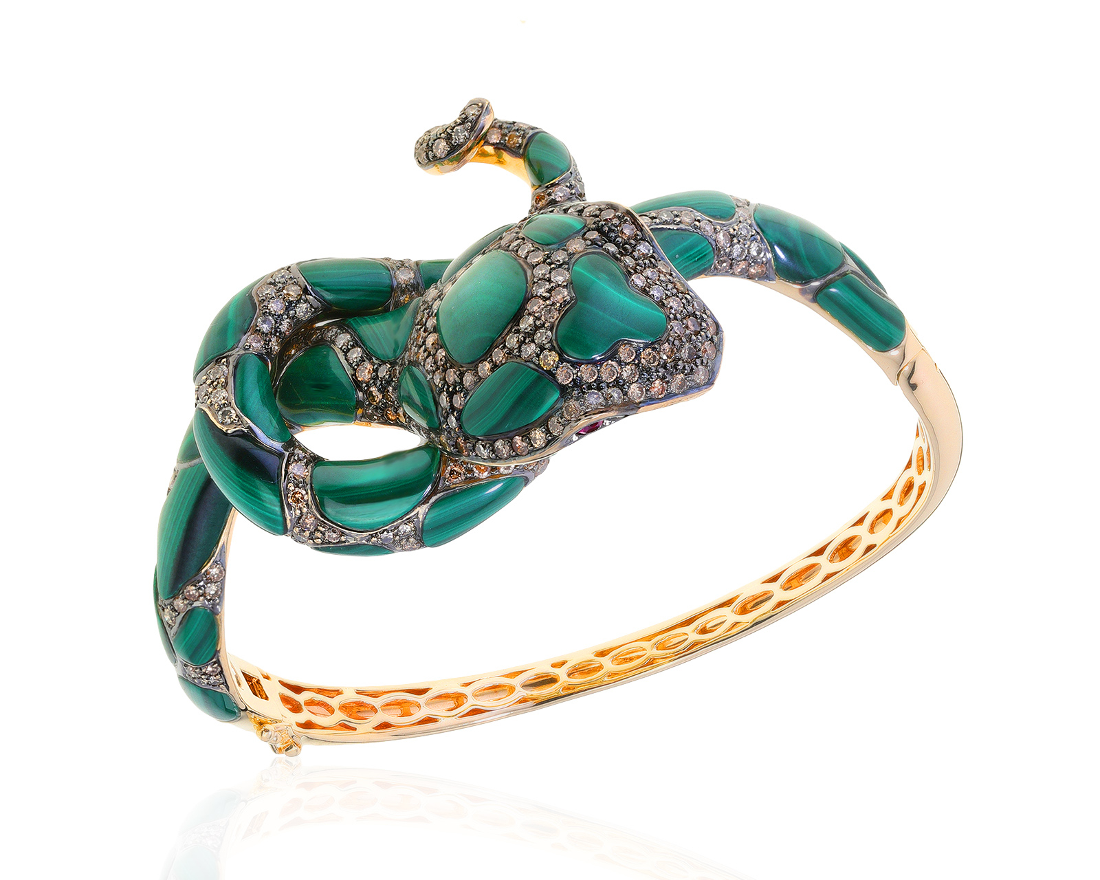 Изумительный золотой браслет с бриллиантами 2.65ct 130919/04