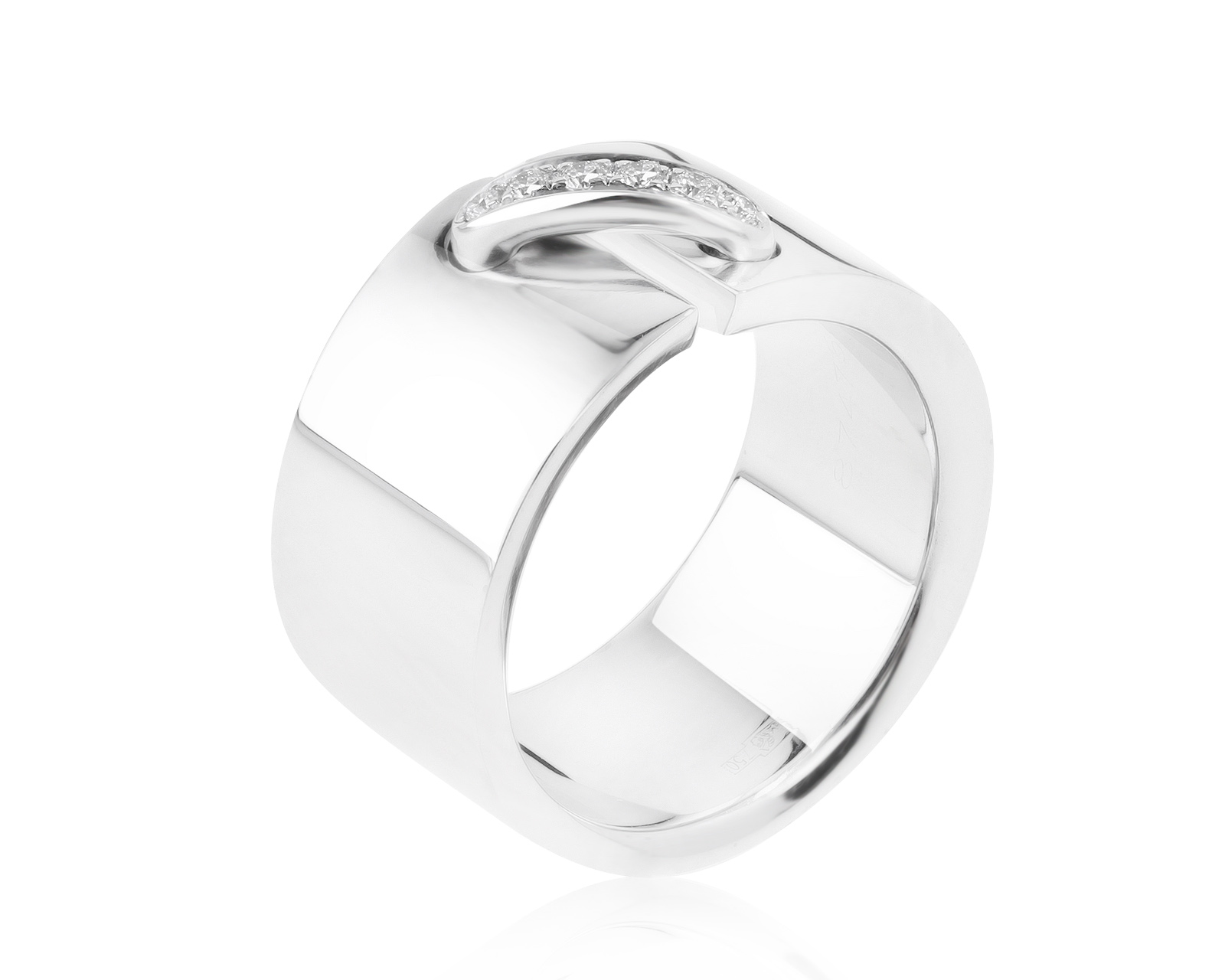 Оригинальное золотое кольцо с бриллиантами 0.05ct Chaumet Liens