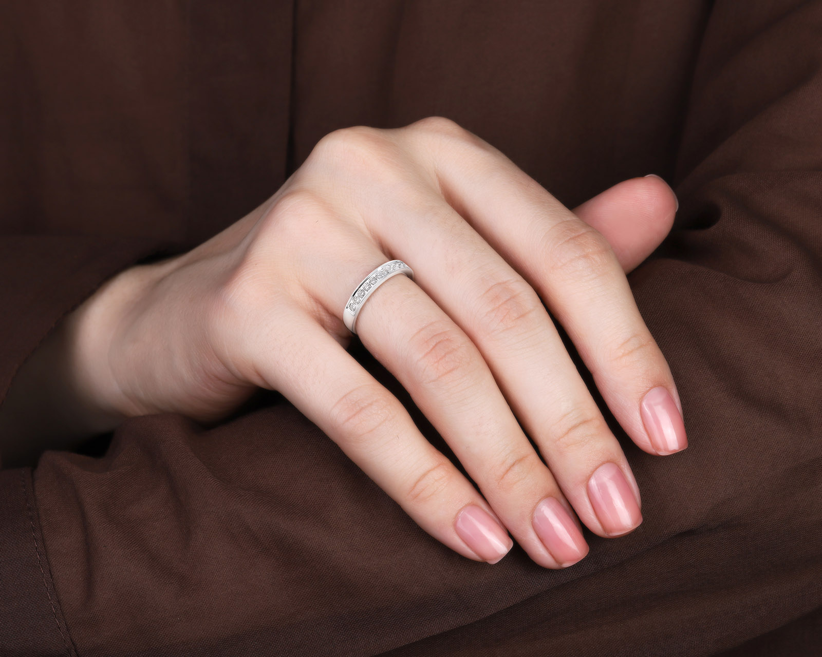 Золотое кольцо с бриллиантами 0.25ct