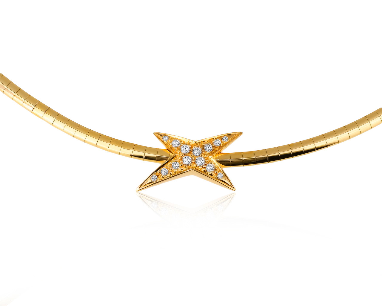 Оригинальное золотое колье с бриллиантами 0.15ct Mauboussin Mes Nuances a Toi 070920/7