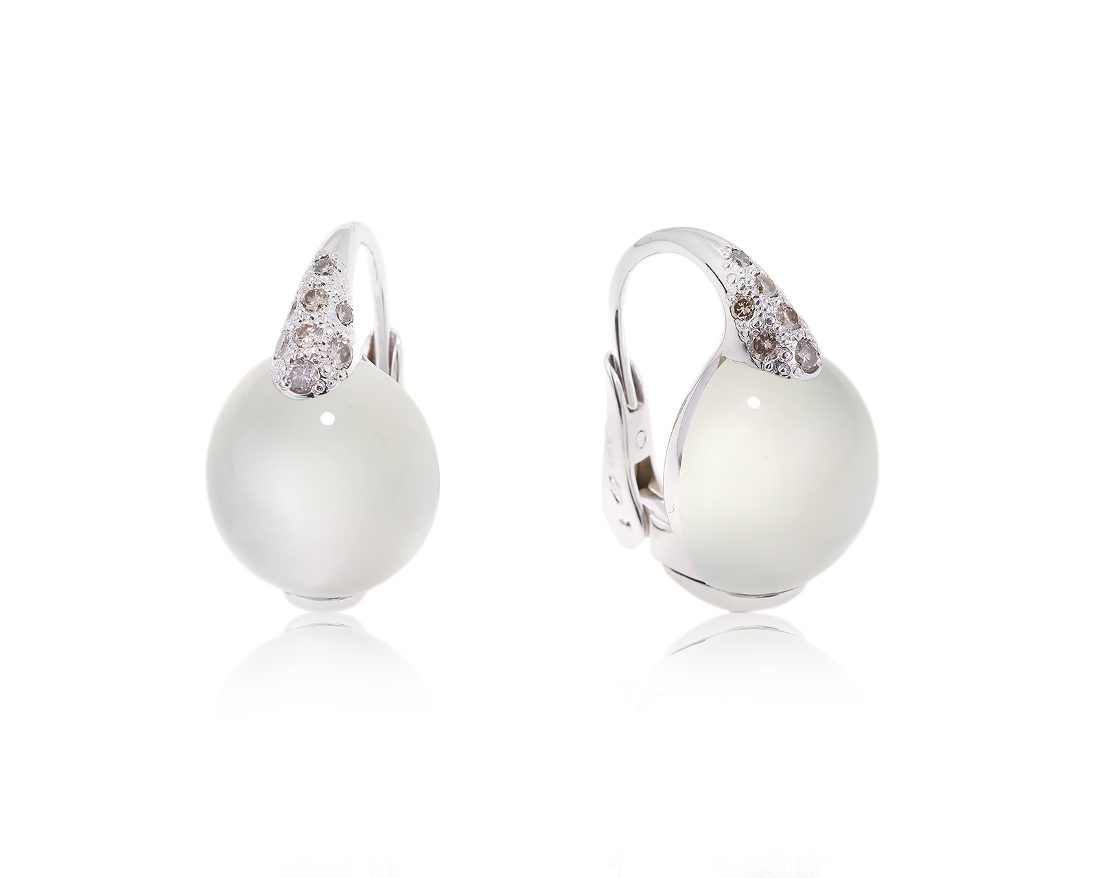 Оригинальные золотые серьги Pomellato Luna 071123/7