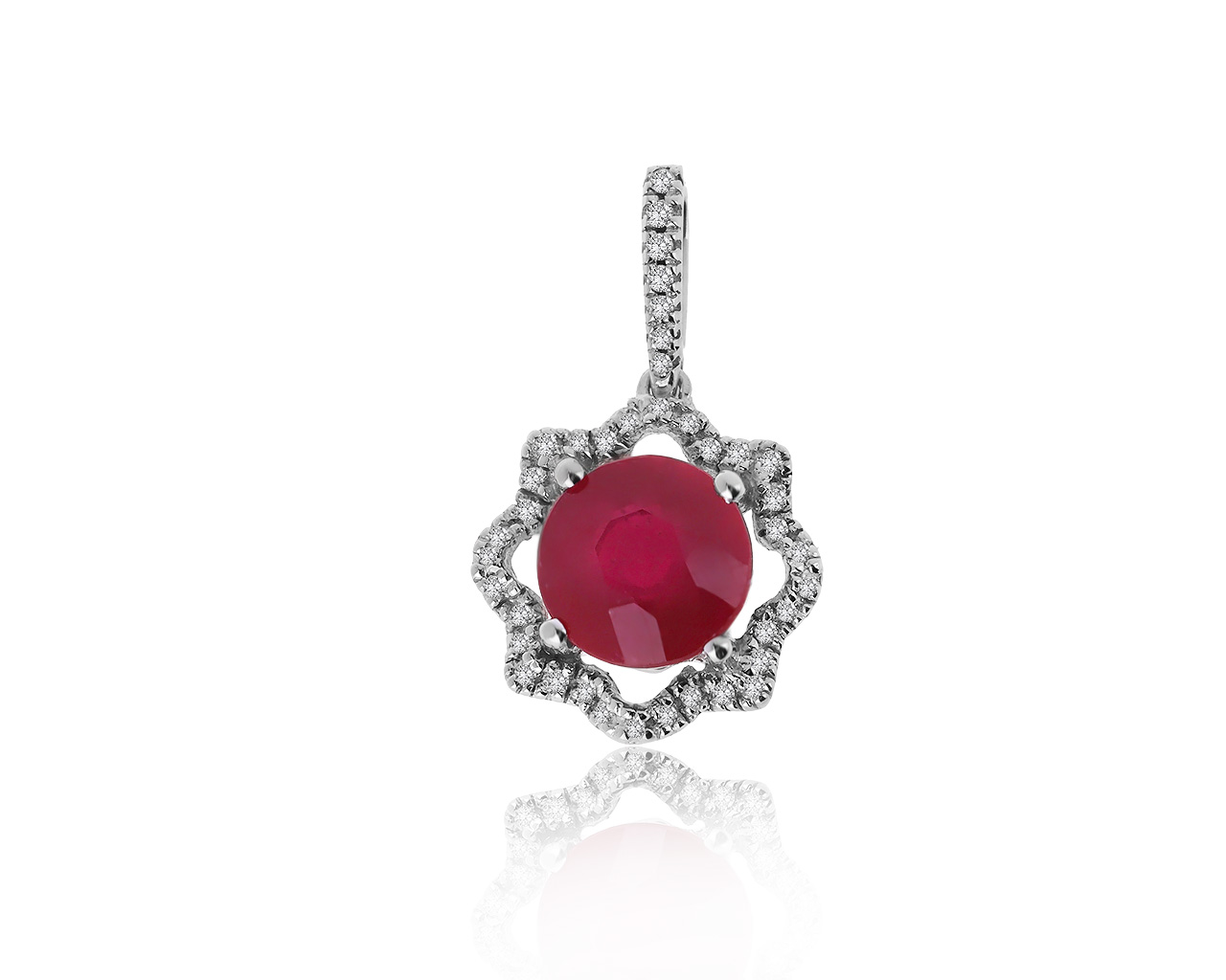 Превосходный золотой кулон с рубином 2.30ct 280220/11