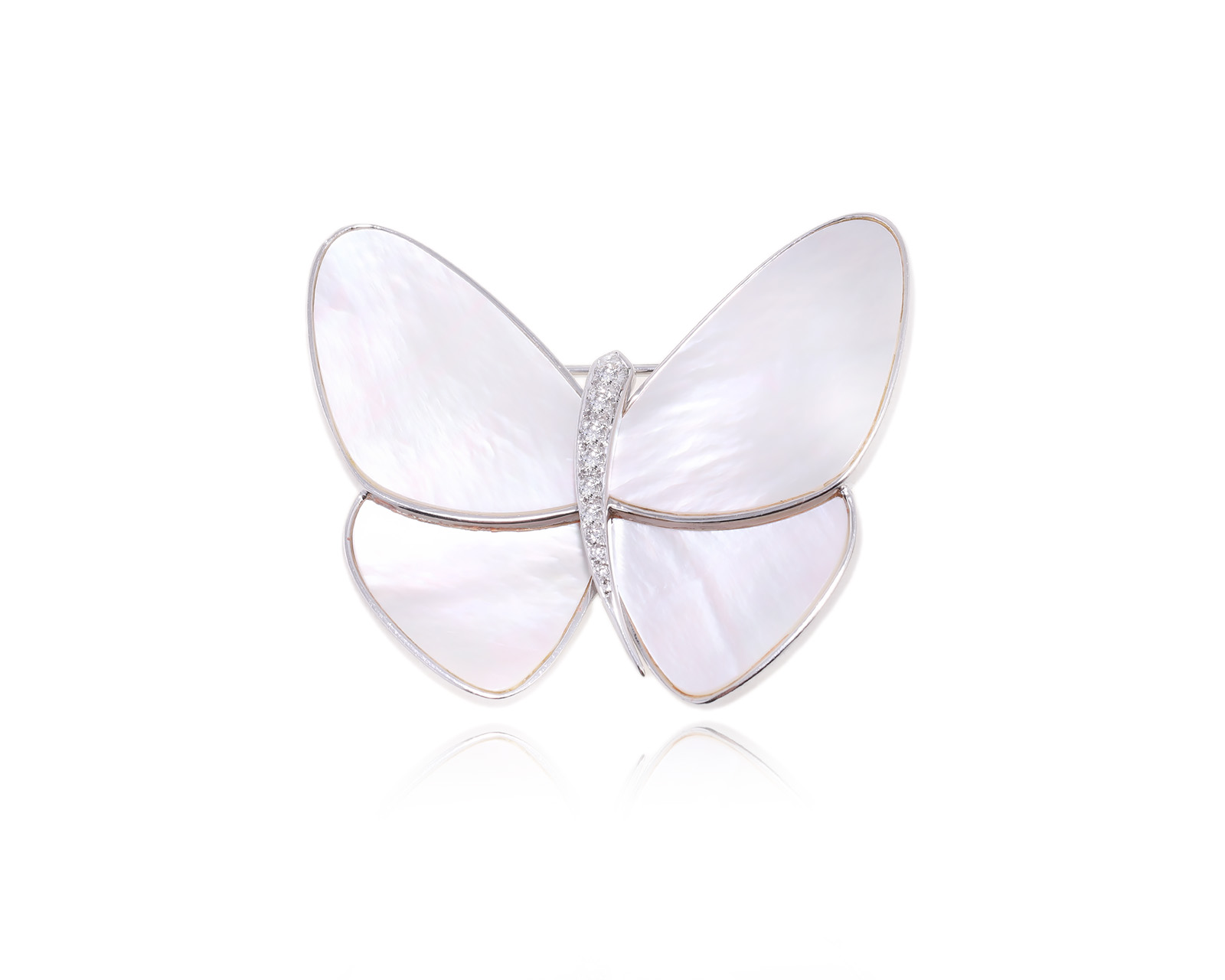 Оригинальная золотая брошь Van Cleef & Arpels Papillon 281023/4