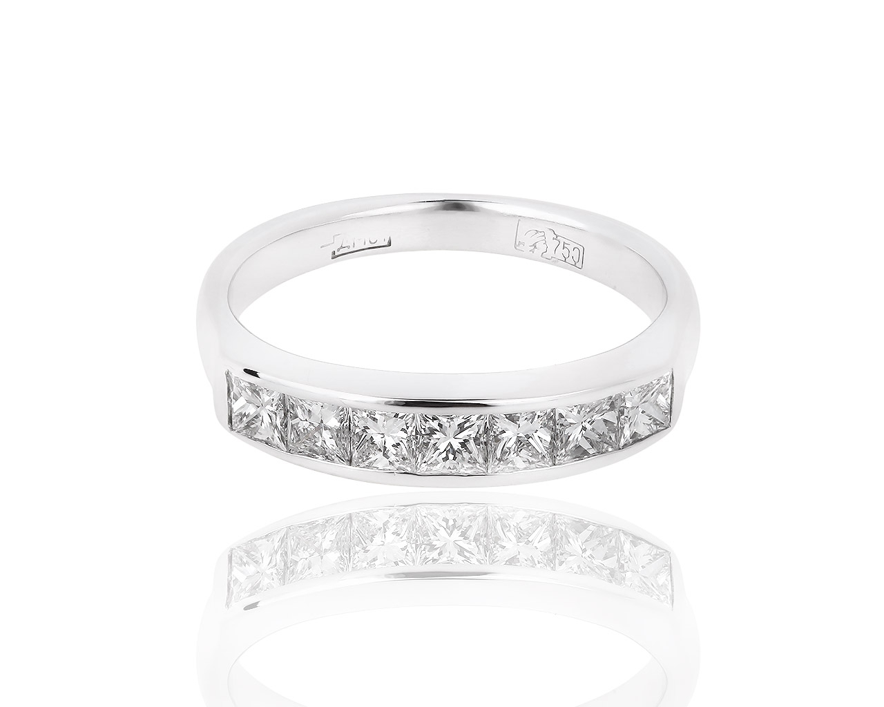 Необычное золотое кольцо с бриллиантами 0.66ct 200918/17