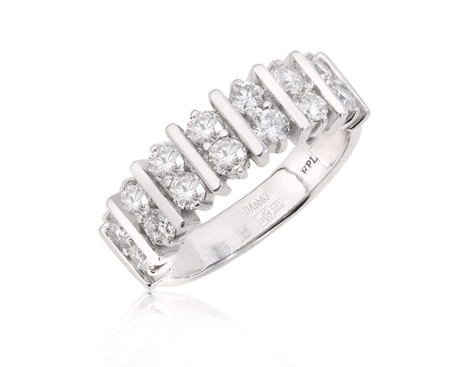 Оригинальное золотое кольцо ЭПЛ Якутские бриллианты 110925/2