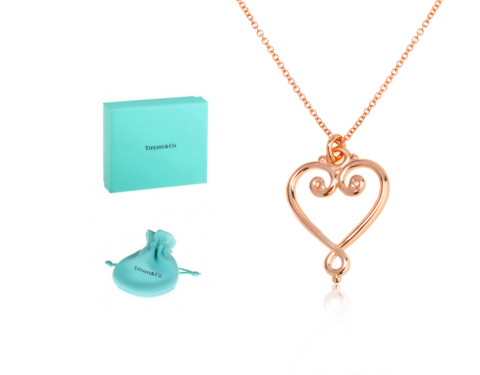 Оригинальный золотой кулон Tiffany&Co Paloma Picasso Venezia