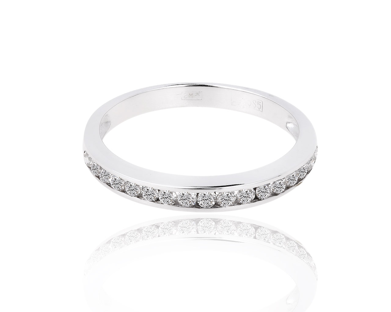 Золотое кольцо-дорожка с бриллиантами 0.26ct 140818/2