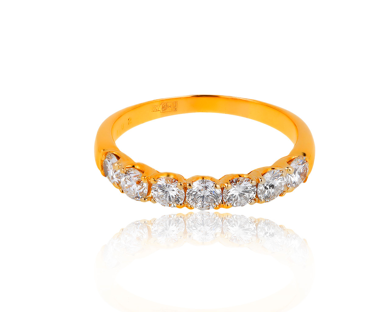 Солидное золотое кольцо с бриллиантами 1.02ct 090719/8 Солидное золотое кольцо с бриллиантами 1.02ct 090719/8