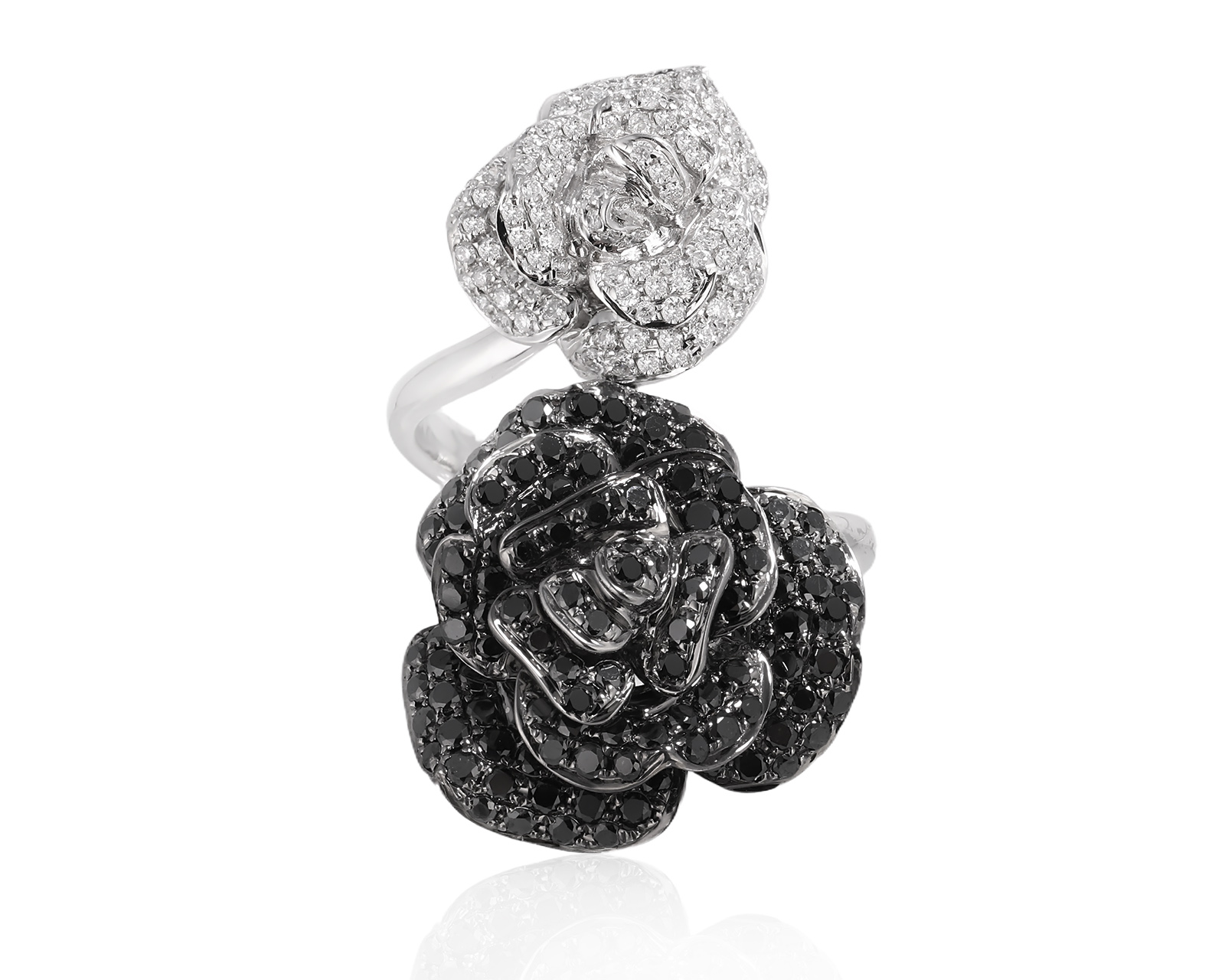 Золотое кольцо с бриллиантами 1.89ct