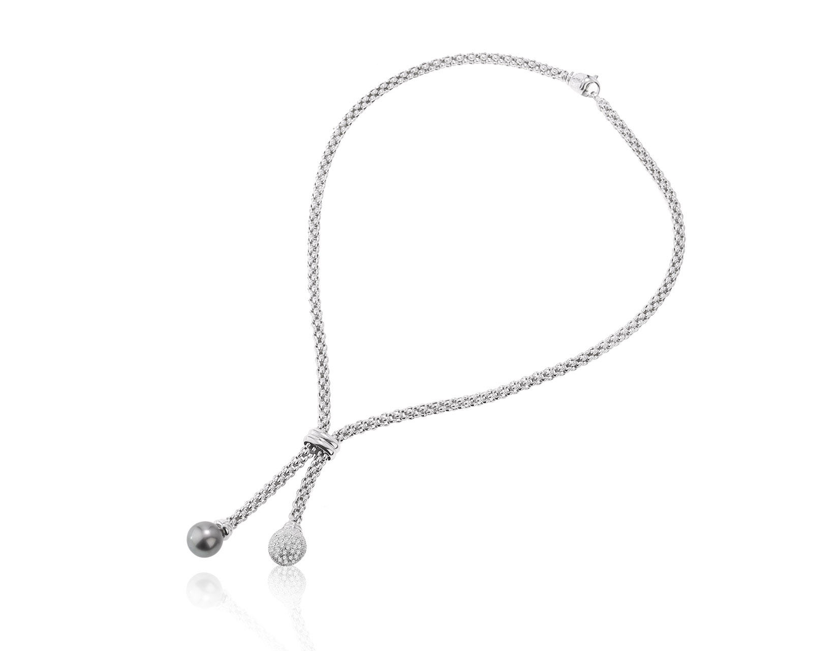 Оригинальное золотое колье с жемчугом 11.00 мм Fope