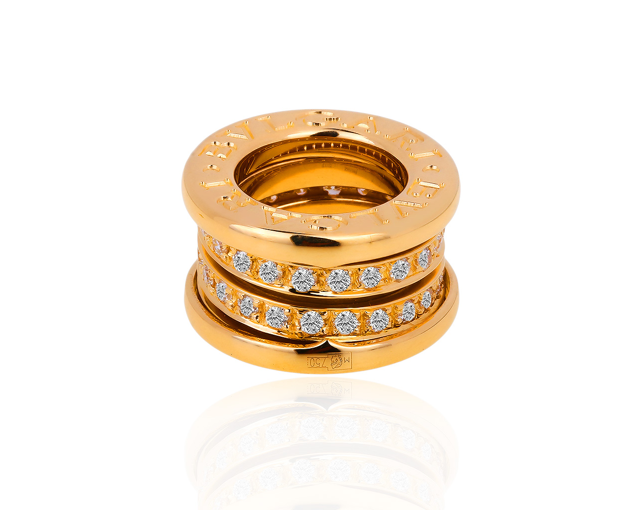 Золотая подвеска с бриллиантами 0.52ct Bvlgari B.Zero 1 171118/3