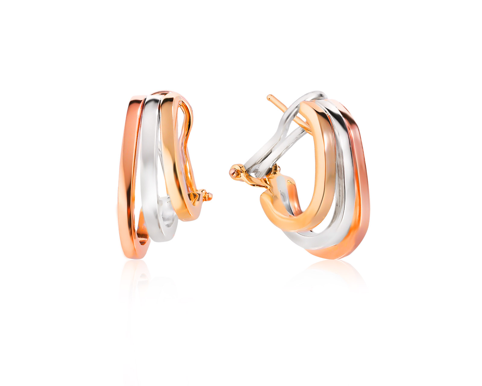 Оригинальные золотые серьги PB ORO