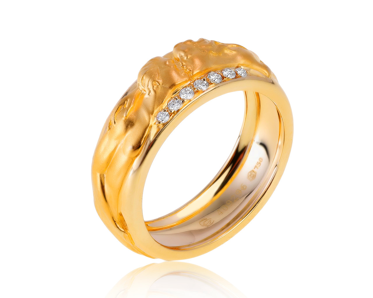 Оригинальное золотое кольцо Carrera y Carrera Promesa 260121/1