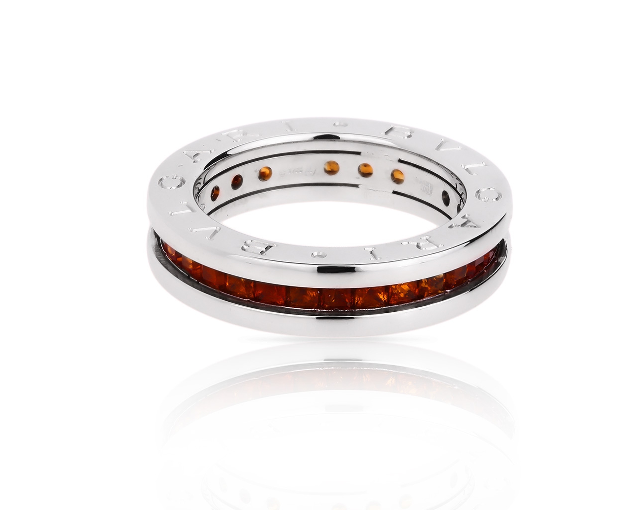 Золотое кольцо с цитринами Bvlgari B.Zero 1 060518/2