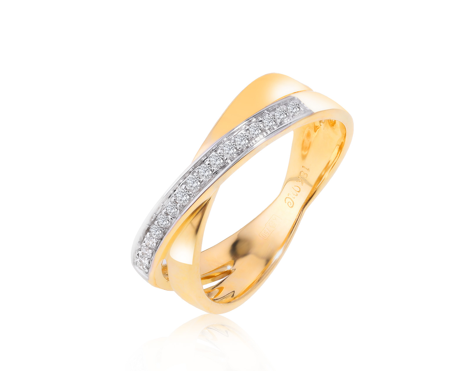 Оригинальное золотое кольцо Mauro Conti