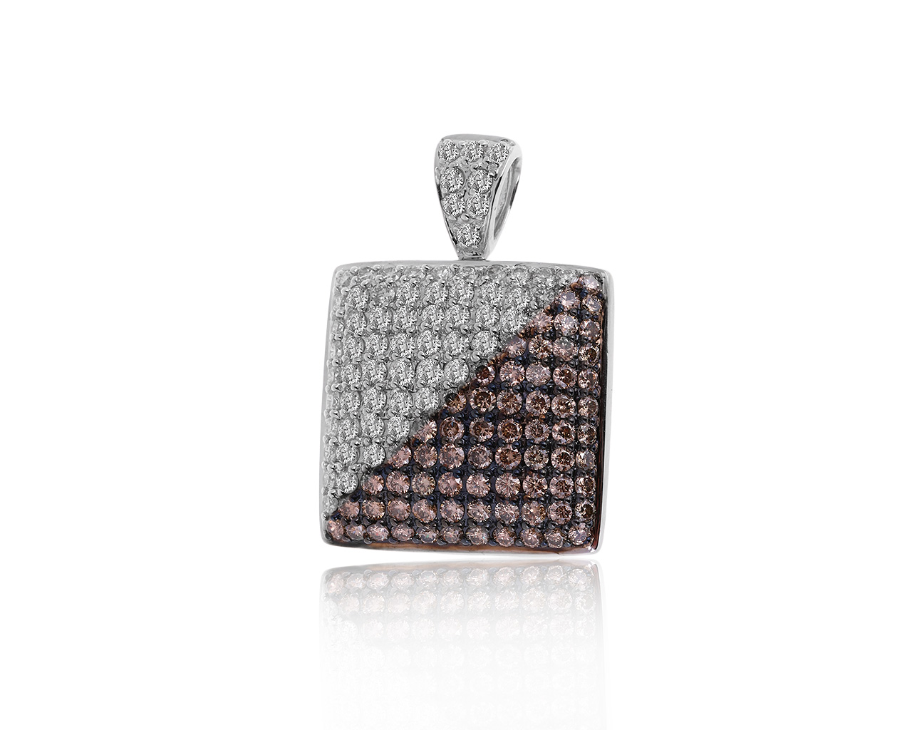 Достойный золотой кулон с бриллиантами 2.22ct 130320/18