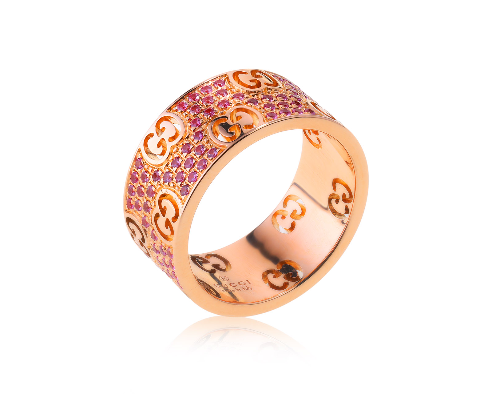 Оригинальное золотое кольцо Gucci Icon Stardust 140923/3