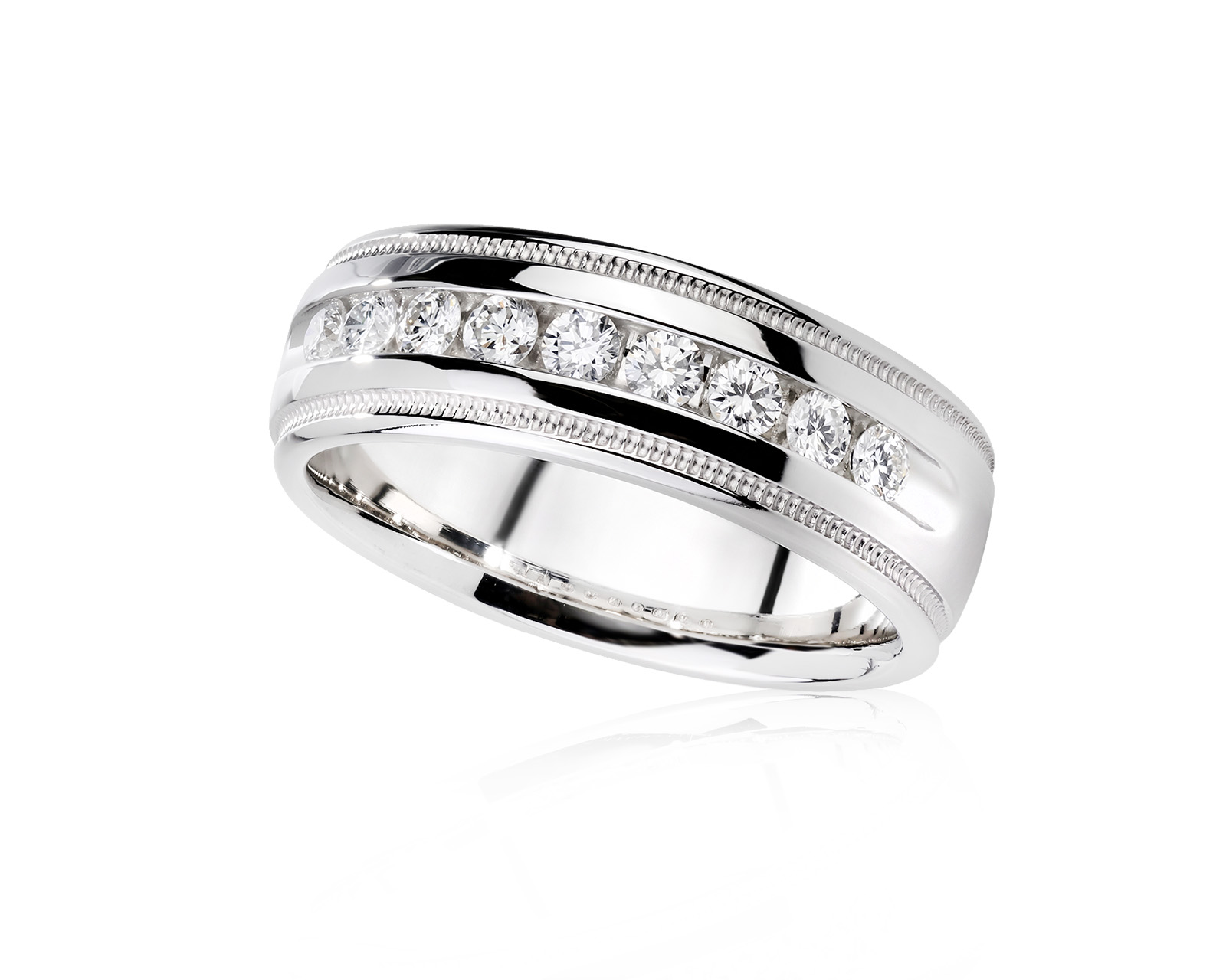 Платиновое кольцо с бриллиантами 0.51ct