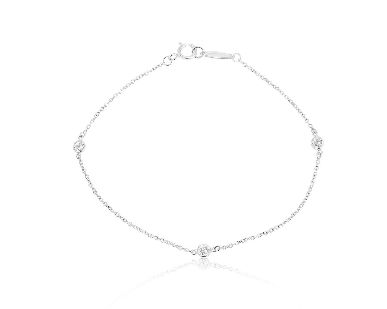 Оригинальный платиновый браслет Tiffany&Co Elsa Peretti 150721/1