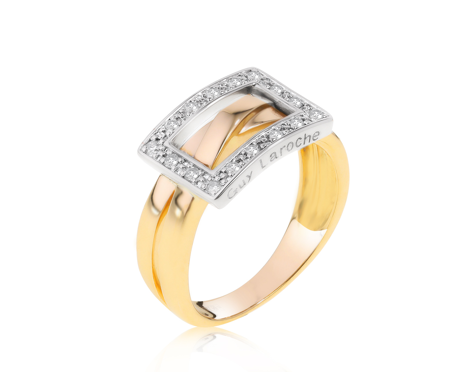 Оригинальное золотое кольцо Guy Laroche