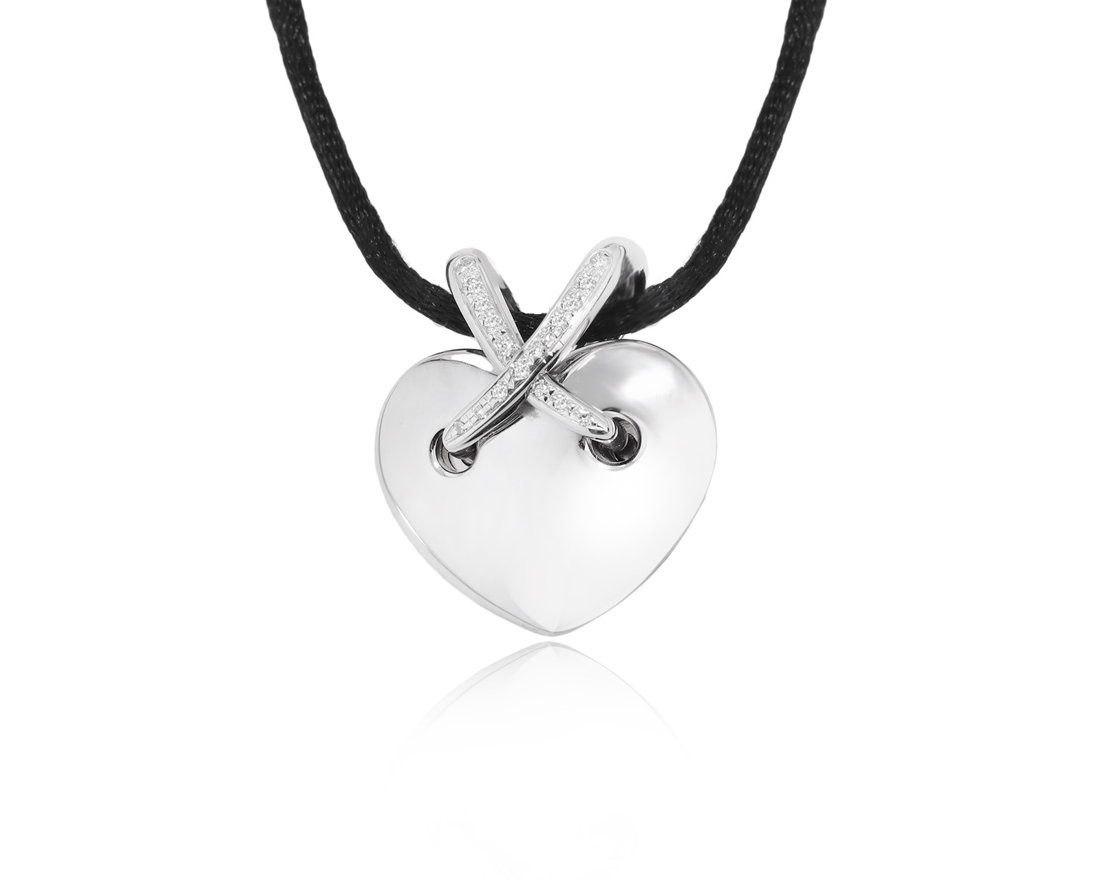 Оригинальное золотой кулон Chaumet Liens Heart 160124/14