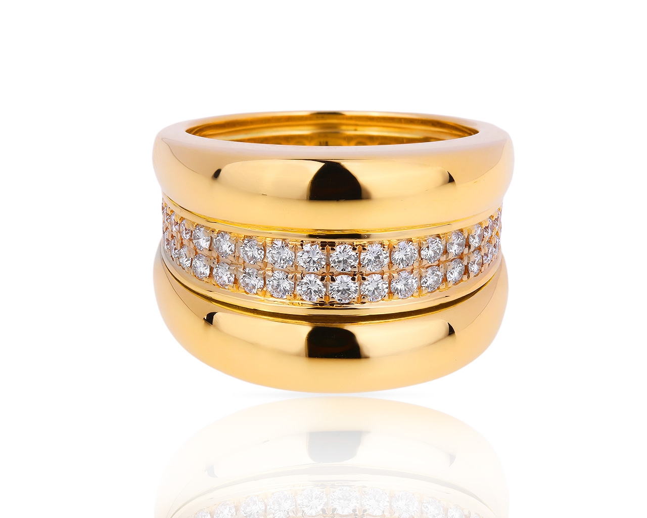 Золотое кольцо с бриллиантами 0.62ct Chopard La Strada 220418/4