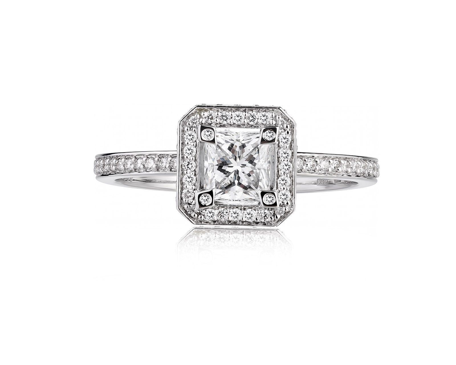 Золотое кольцо с бриллиантами 1.94ct Evgeny Matveev