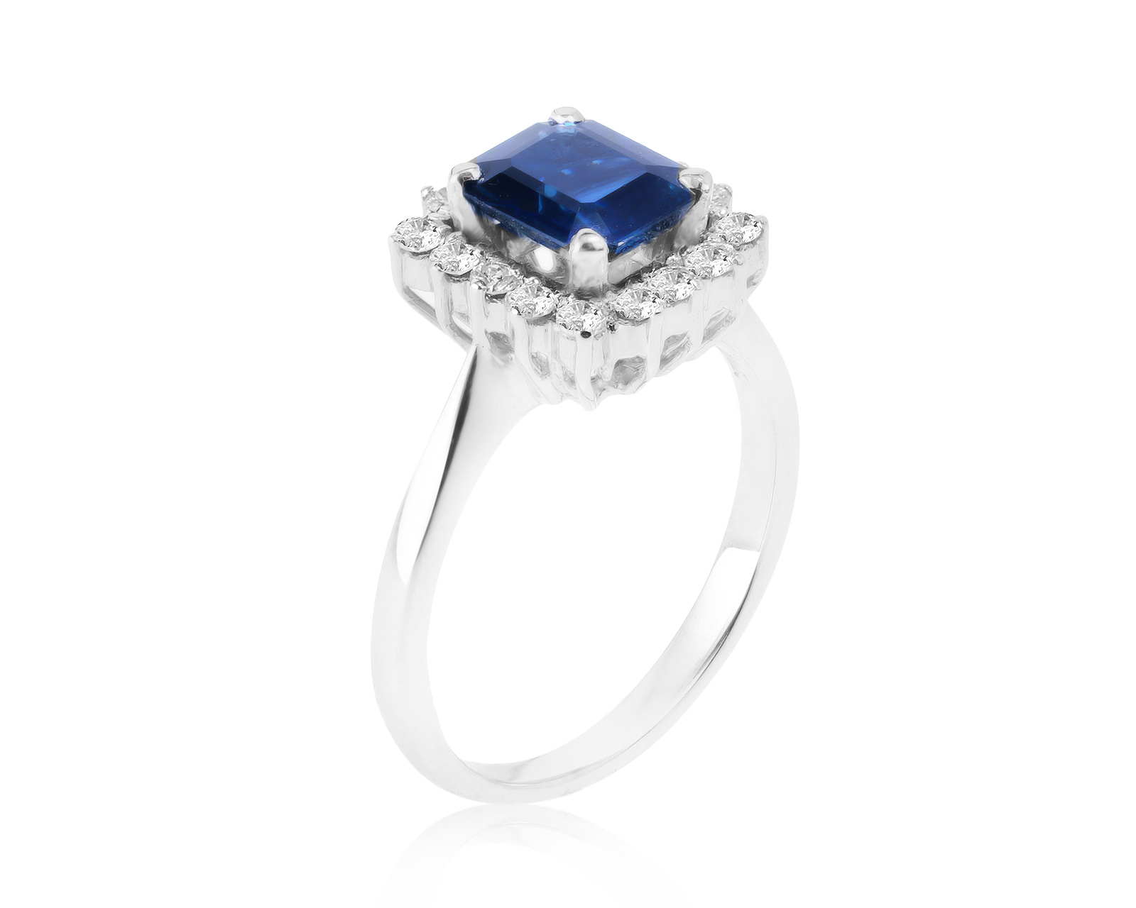 Чарующее золотое кольцо с сапфиром 1.80ct 031221/10