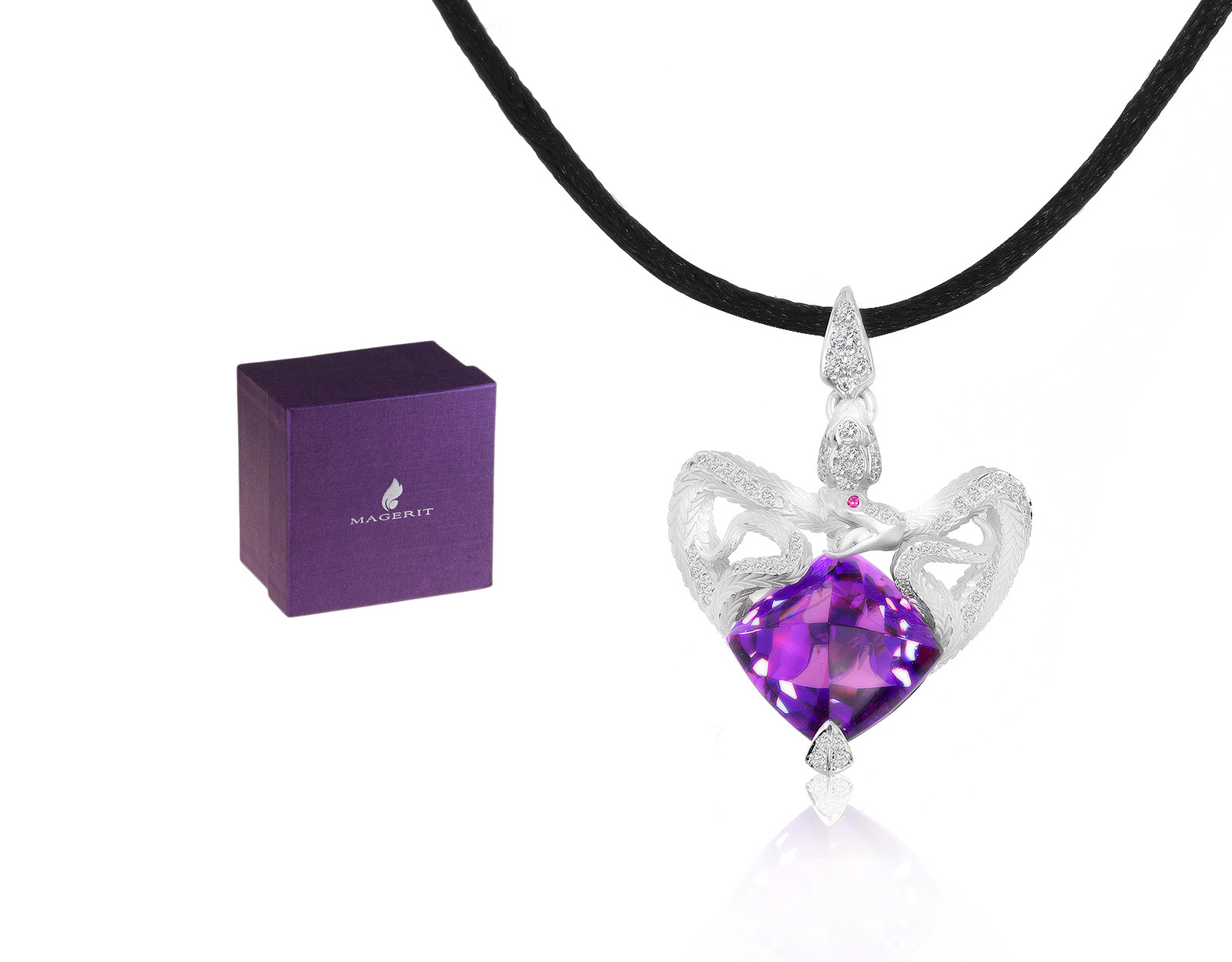 Оригинальный золотой кулон Magerit Mythology Snake