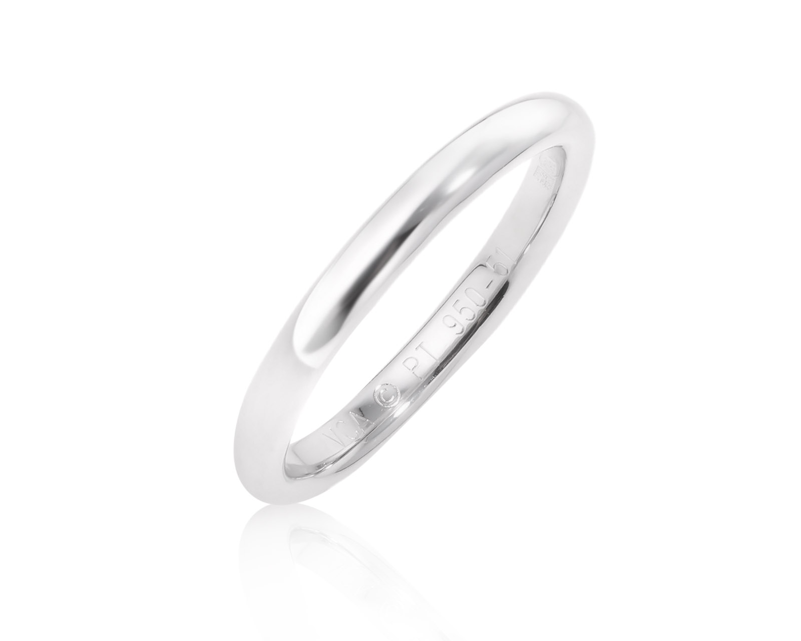 Оригинальное платиновое кольцо Van Cleef & Arpels Toujours