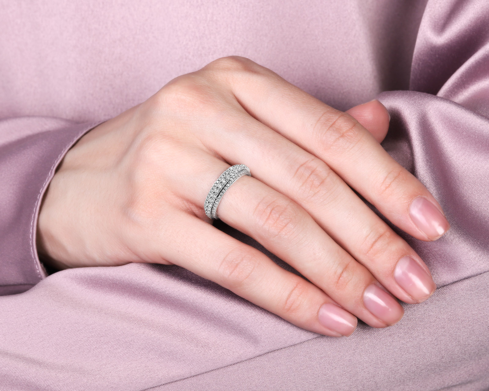 Оригинальное золотое кольцо с бриллиантами 0.99ct Бронницкий Ювелир Berliani